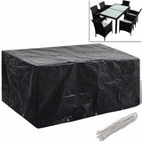 Tuinmeubelhoezen Poly Rattan 4-Persoons 113X113 Cm