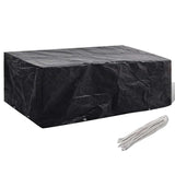 Tuinmeubelhoezen Poly Rattan 4-Persoons 113X113 Cm