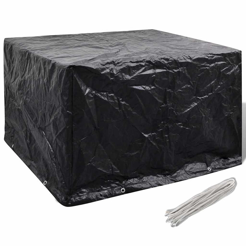 Tuinmeubelhoezen Poly Rattan 4-Persoons 113X113 Cm