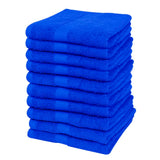 Gastendoekjesset 500 Gsm 30X50 Cm Katoen Koningsblauw 10-Dlg