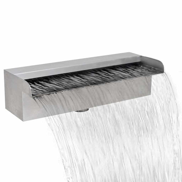 Zwembadwaterval Rechthoekig Roestvrij Staal