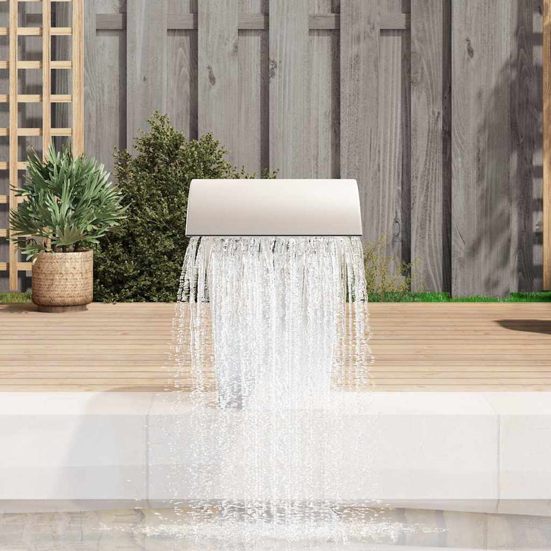 Zwembadwaterval 45X30X60 Cm Roestvrij Staal
