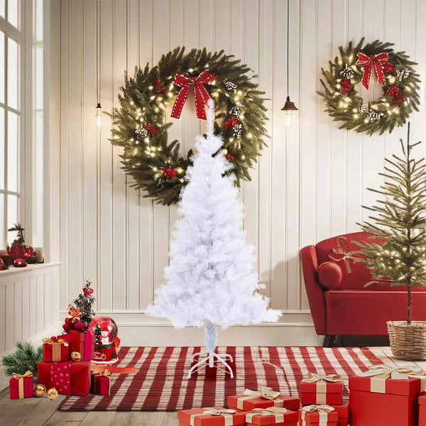 Kunstkerstboom Met Standaard 380 Takken 150 Cm Wit