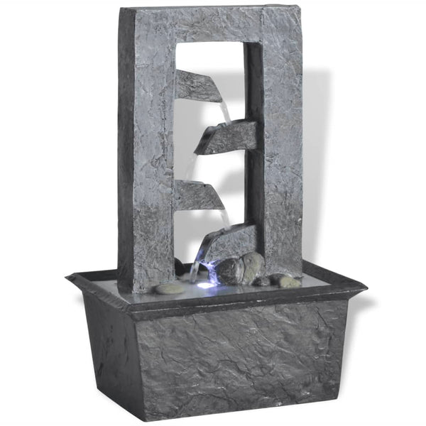 Binnenfontein Met Led-Licht Polyresin