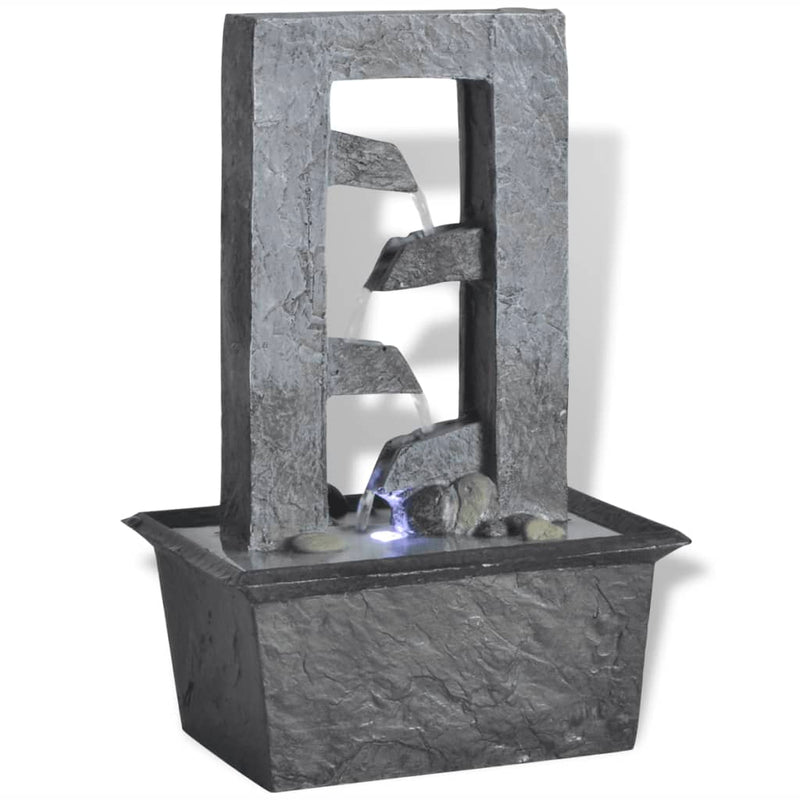 Binnenfontein Met Led-Licht Polyresin