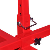 Mobiele Assteunpoot Rood