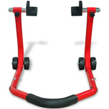 Motorfiets Achterwiel Paddock Standaard Rood Bruin