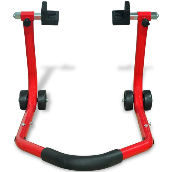Motorfiets Achterwiel Paddock Standaard Rood Bruin