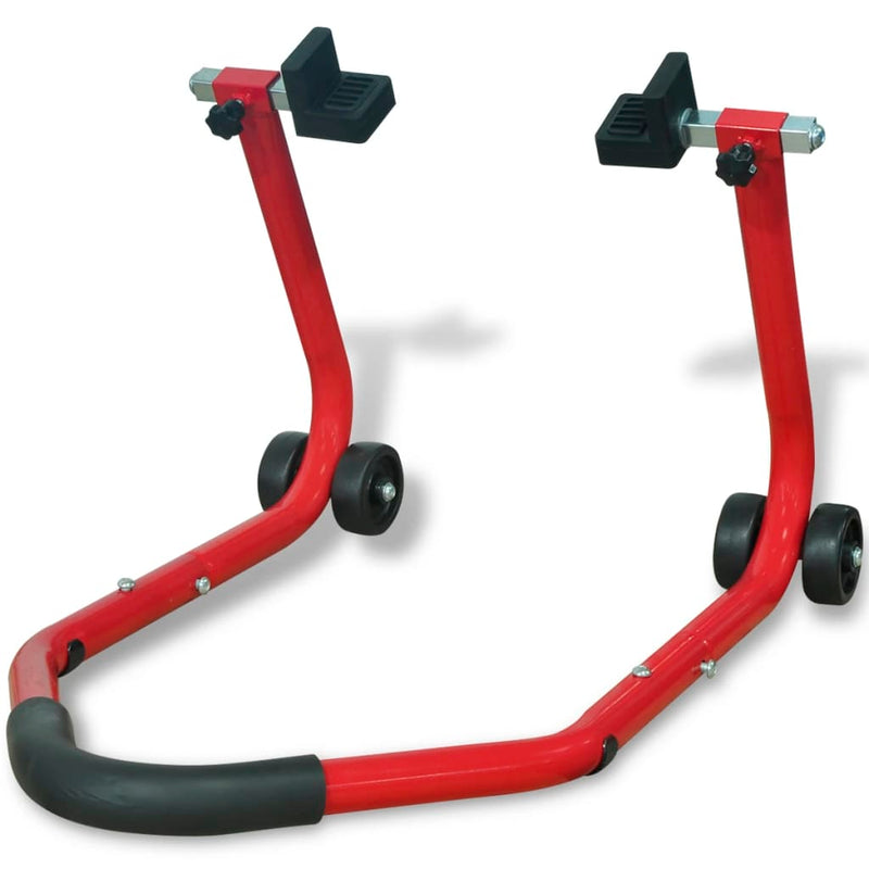 Motorfiets Achterwiel Paddock Standaard Rood Bruin