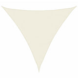 Zonnescherm Driehoekig 3,6X3,6X3,6 M Oxford Stof Wit Crème