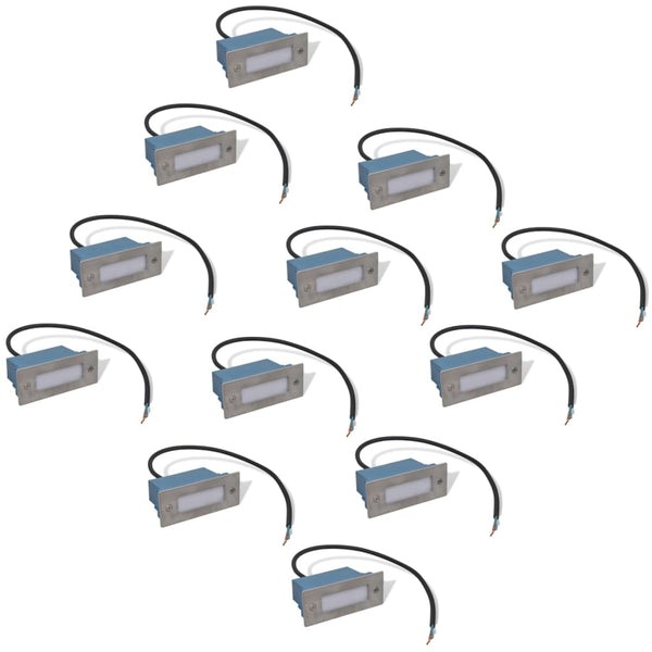 Trapinbouwspots 12 St Led 44X111X56 Mm