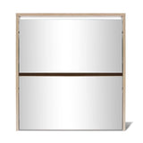 Schoenenkast Tweelaags Met Spiegel 63X17X