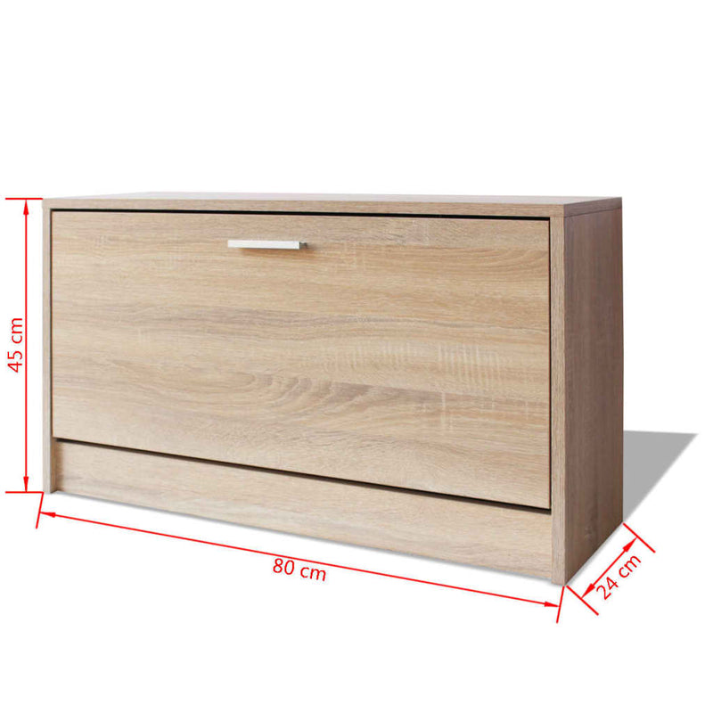 Schoenenopbergbank 80X24X45 Cm Kleurig