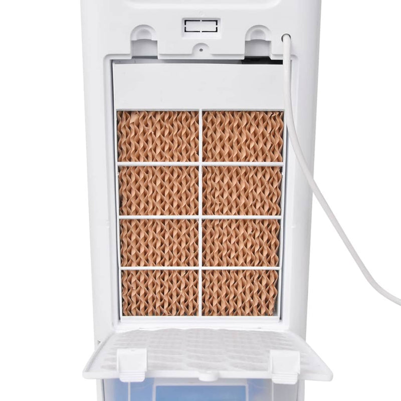 Luchtkoeler Draagbaar 80 W 4 L 25X26X56 Cm Antraciet En Wit