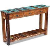Wandtafel Massief Gerecycled Hout