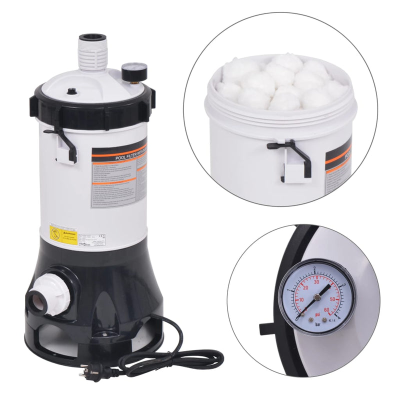 Zwembadfilterpomp Voor Zwembaden 185 W 4,4 M³/U