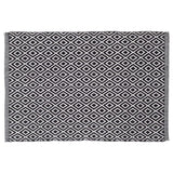 Sealskin Badmat Trellis 60X90 Cm Katoen Zwart En Wit