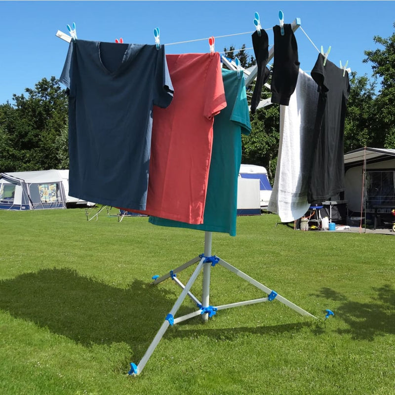Proplus Droogmolen Met Voet Metaal Grijs