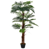 Kunstplant Met Pot Palm Groen