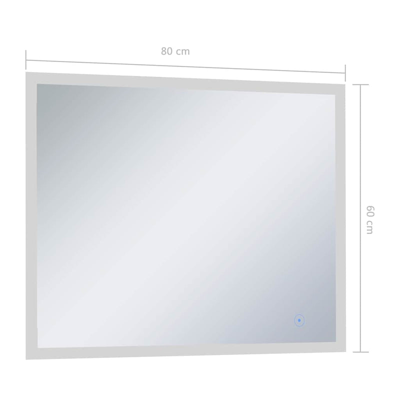 Badkamerspiegel Led Met Aanraaksensor