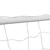 Voetbaldoelen Met Netten 182X61X122 Cm Staal Wit