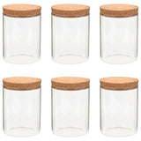 Opbergpotten Met Kurken Deksel 650 Ml Glas