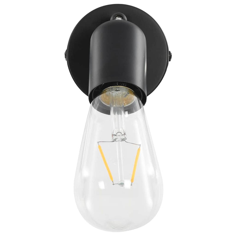 Spotlights Met Filament Peren 2 W E27 Zwart