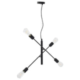 Plafondlamp Met Filament Peren 2 W E27 Zwart