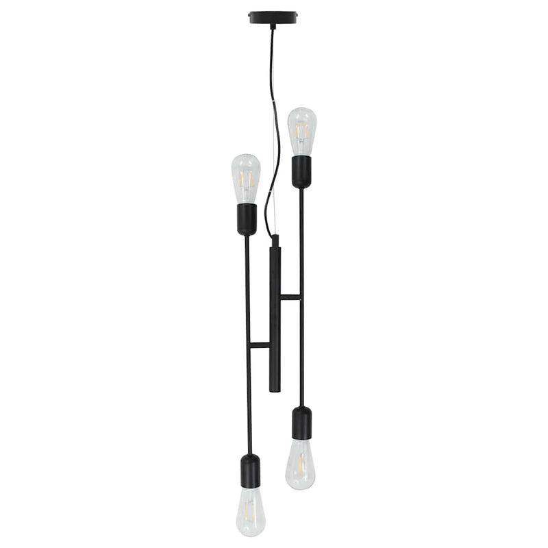 Plafondlamp Met Filament Peren 2 W E27 Zwart