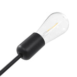 Plafondlamp Met Filament Peren 2 W E27 Zwart
