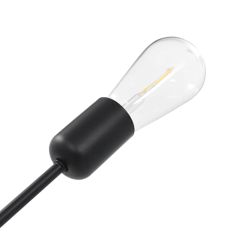 Plafondlamp Met Filament Peren 2 W E27 Zwart