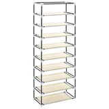 Schoenenkast Met Hoes 57X29X162 Cm Stof