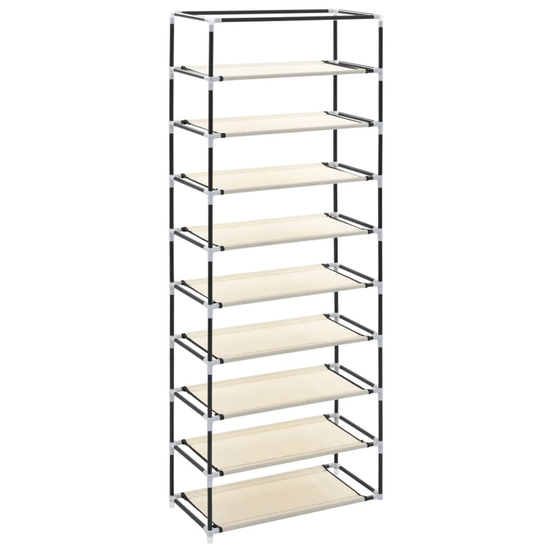 Schoenenkast Met Hoes 57X29X162 Cm Stof