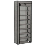 Schoenenkast Met Hoes 57X29X162 Cm Stof