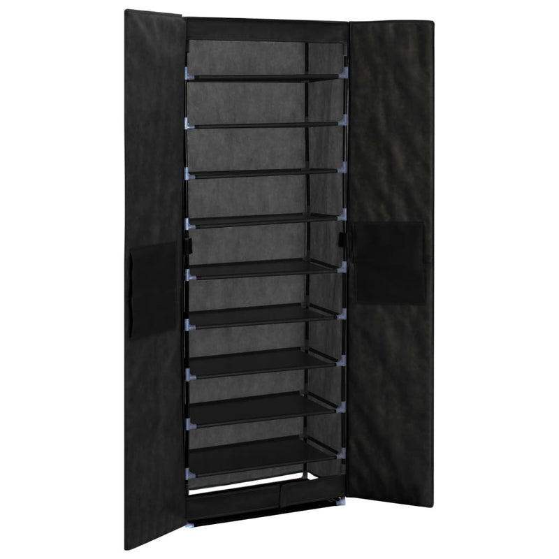 Schoenenkast 60X30X Stof Zwart