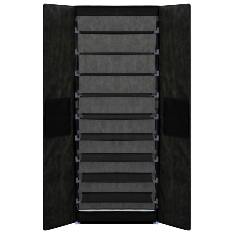 Schoenenkast 60X30X Stof Zwart