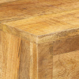 Schoenenkast 86X35X55 Cm Massief Mangohout Donkerbruin
