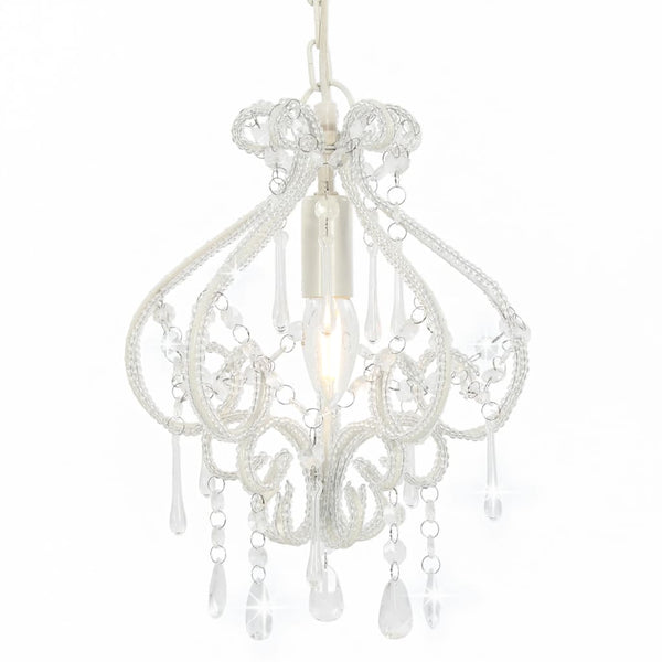 Plafondlamp Met Kralen Rond E14