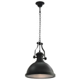 Plafondlamp Rond E27 Zwart