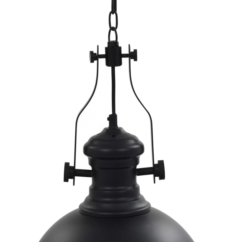 Plafondlamp Rond E27 Zwart