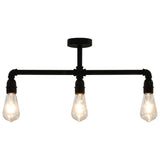 Plafondlamp 3Xe27 Zwart