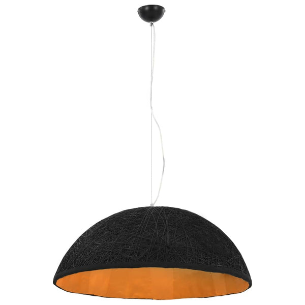 Hanglamp E27 Ø70 Cm Zwart En Goud