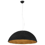 Hanglamp E27 Ø70 Cm Zwart En Goud
