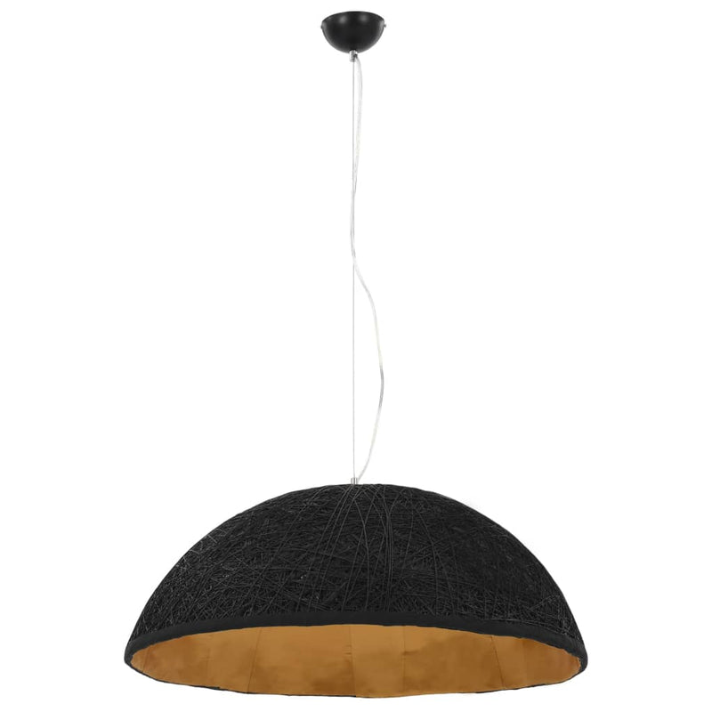 Hanglamp E27 Ø70 Cm Zwart En Goud
