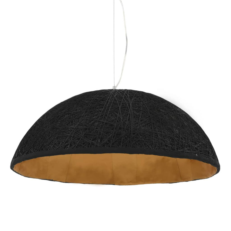 Hanglamp E27 Ø70 Cm Zwart En Goud