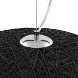 Hanglamp E27 Ø70 Cm Zwart En Goud