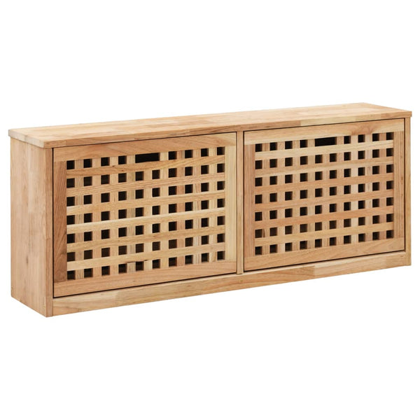 Schoenenopbergbank 94X20X Massief Walnotenhout