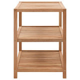 Badkamerrek 65X40X55 Cm Massief Walnotenhout