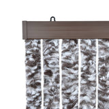 Vliegengordijn Chenille Bruin En Beige