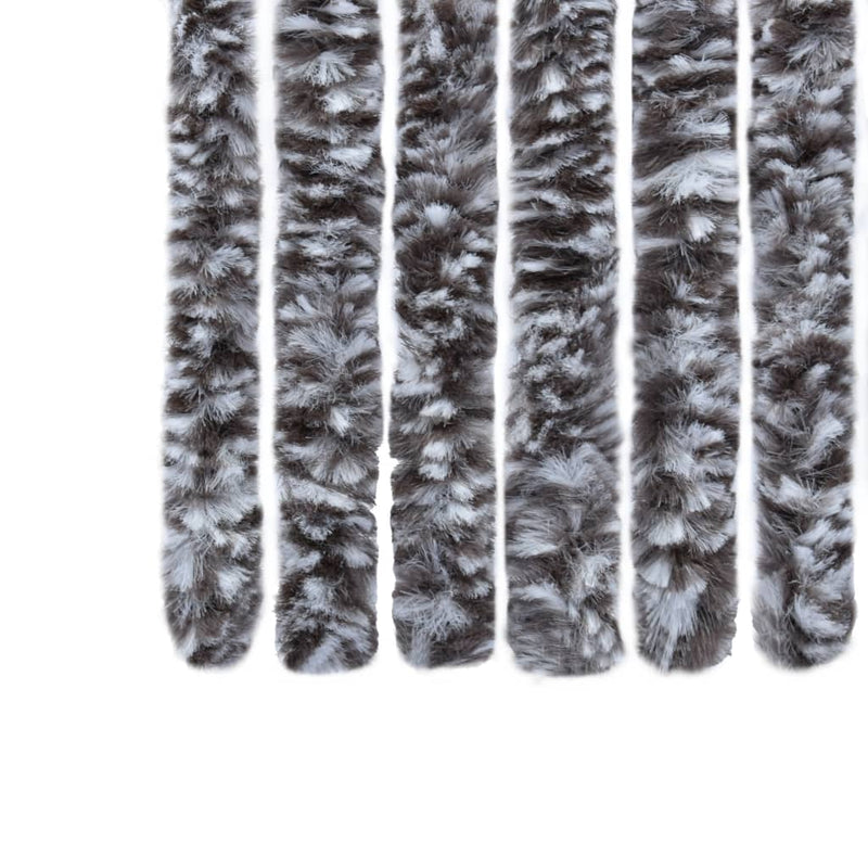 Vliegengordijn Chenille Bruin En Beige
